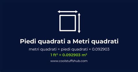 convertitore piedi quadrati metri quadrati|Converti da Piedi quadrati a Metri quadrati